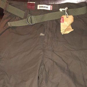 Levi Workwear 33W with Belt